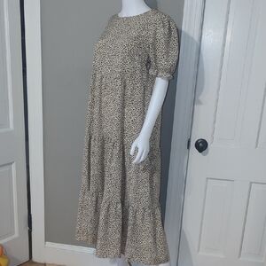 Leopard Print Maxi Dress